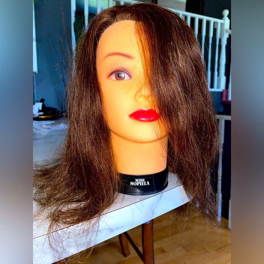 Mannequin Head w/ human hair